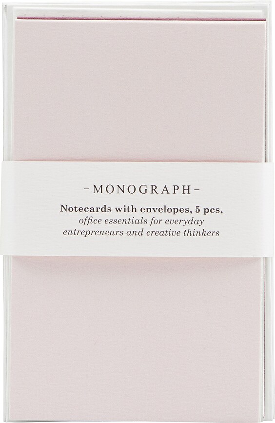 Tarjetas Monograph, monocromáticas, 5 unidades