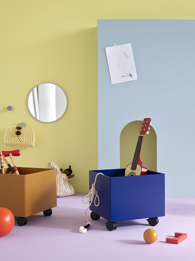 Caja de Almacenamiento con ruedas Montana Mini, menta claro