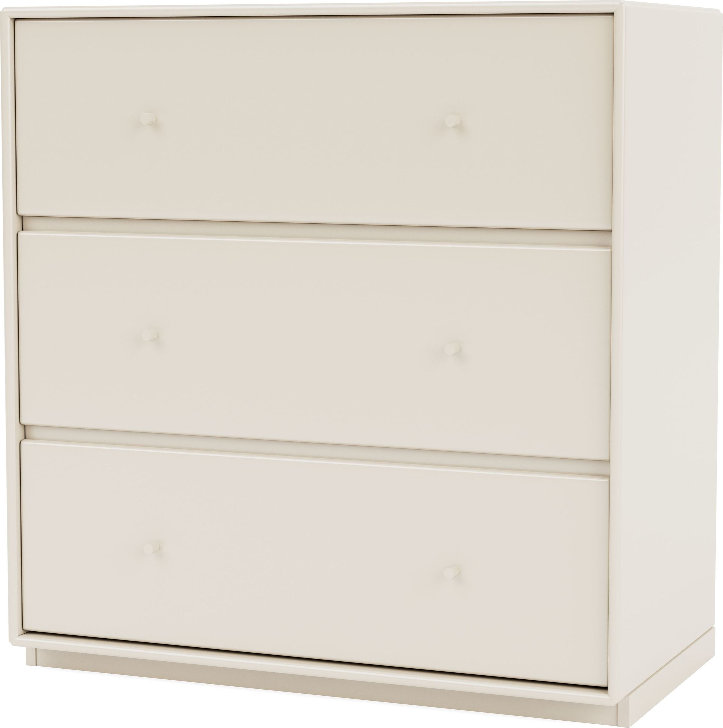 Carry Kommode hellbeige auf Sockel 3 cm