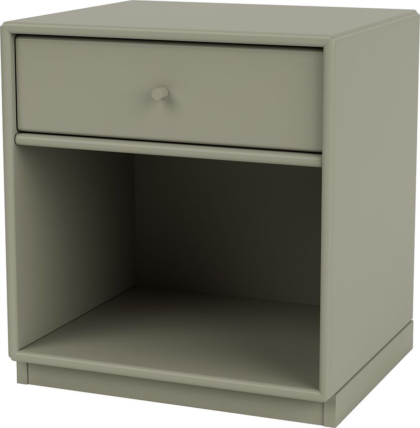 Dream Nachtschrank braungrün auf Sockel 3 cm
