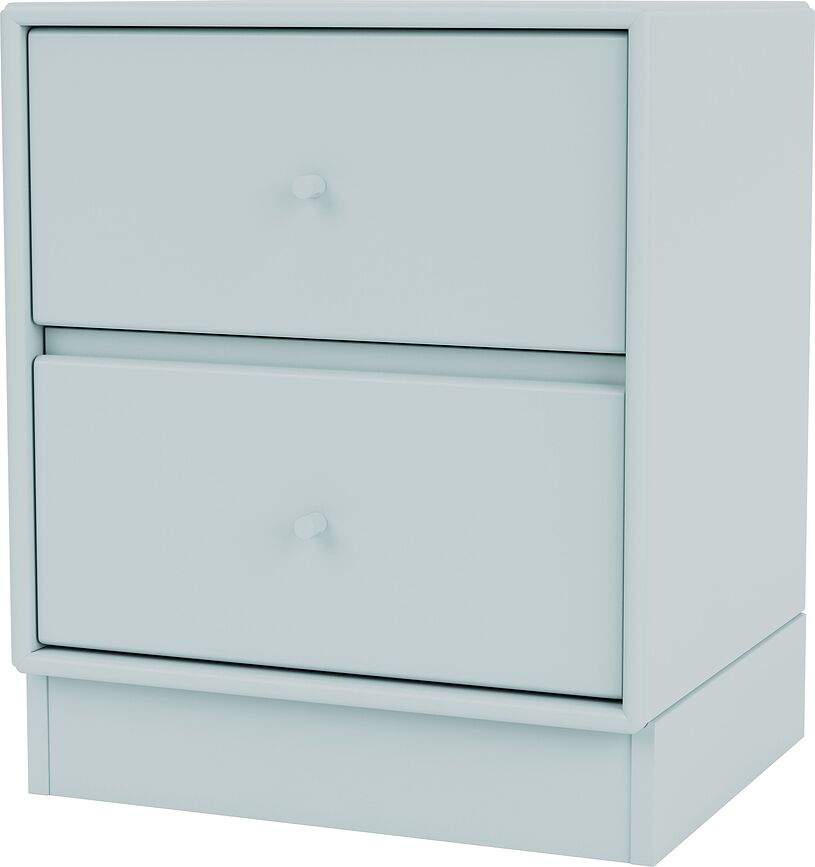 Drift Nachtschrank hell himmelblau auf Sockel 7 cm