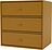 Montana Mini 1007 Modularer Wandschrank bernsteinfarben