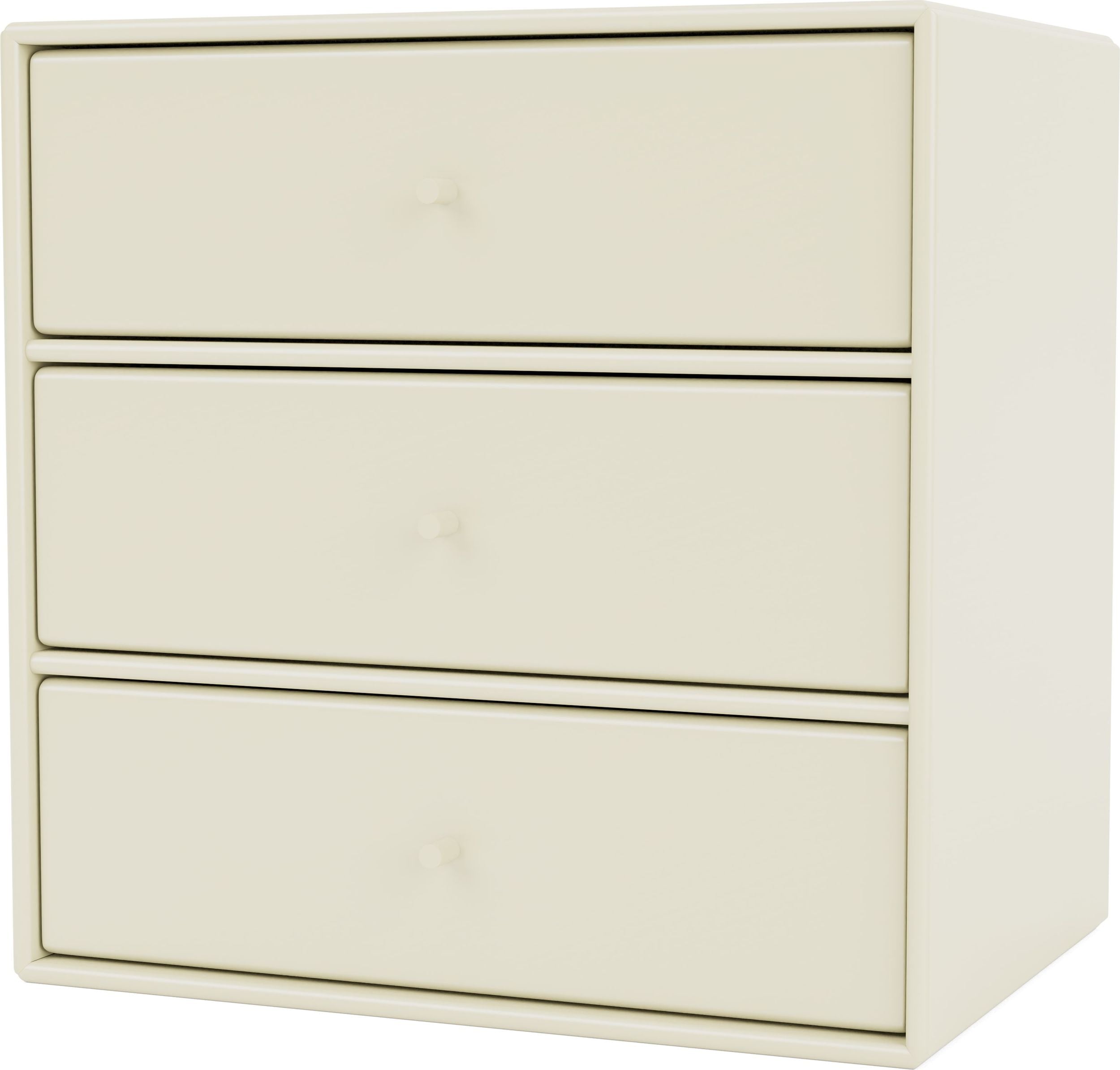 Montana Mini 1007 Modularer Wandschrank vanillefarbig