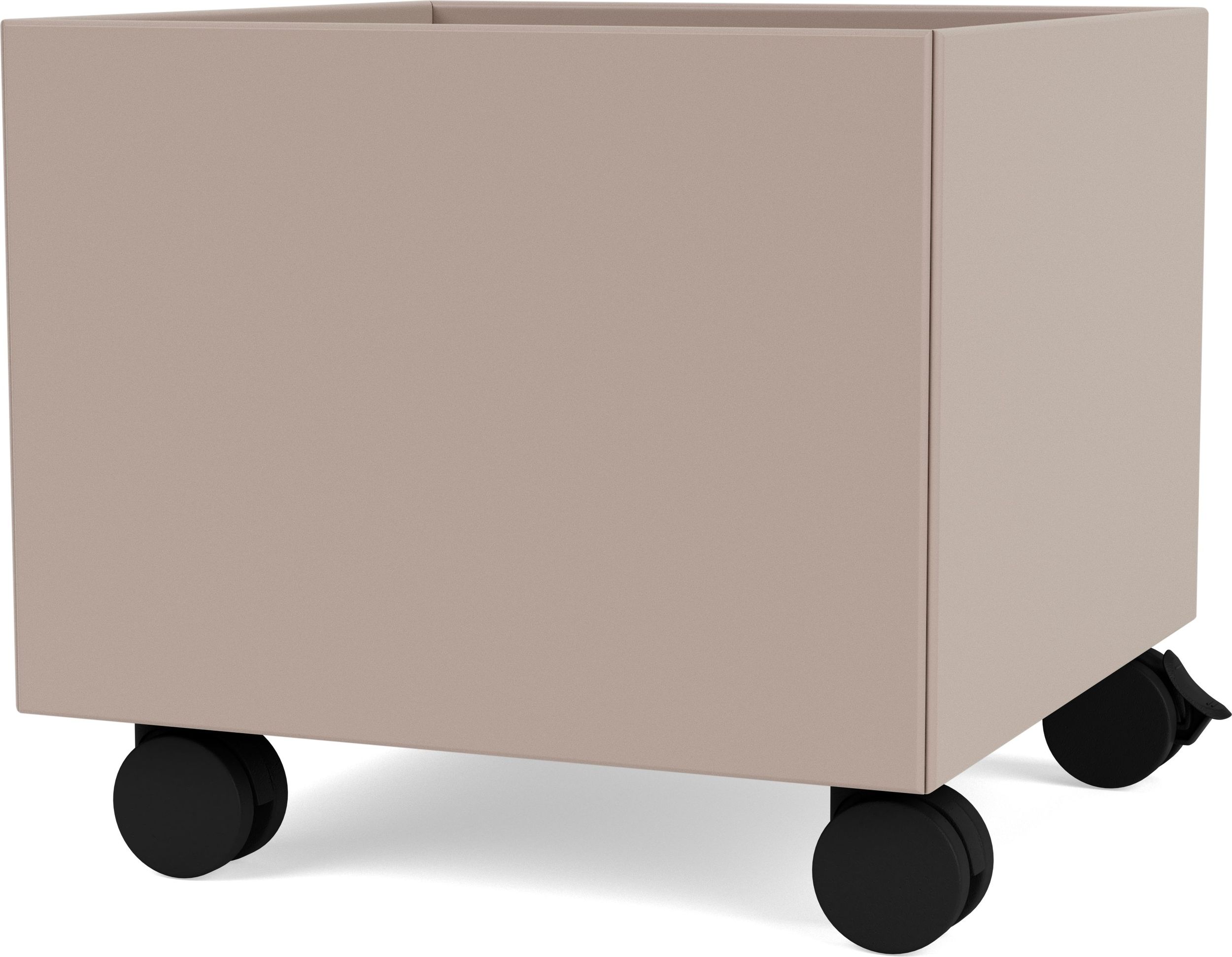 Montana Mini Aufbewahrungsbox beige auf Rollen