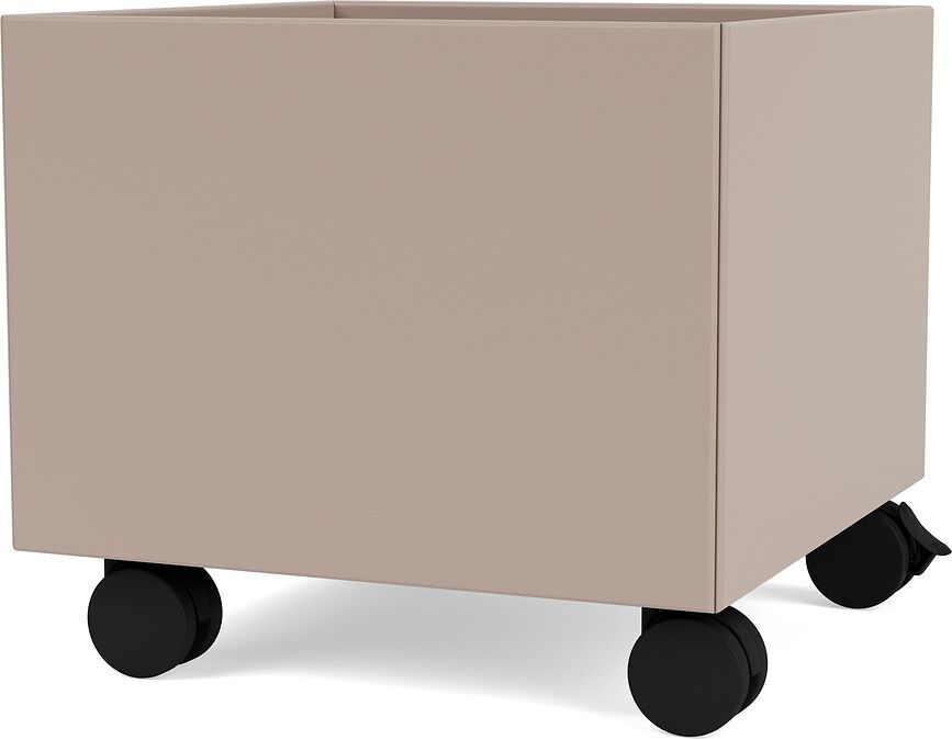 Montana Mini Aufbewahrungsbox beige auf Rollen