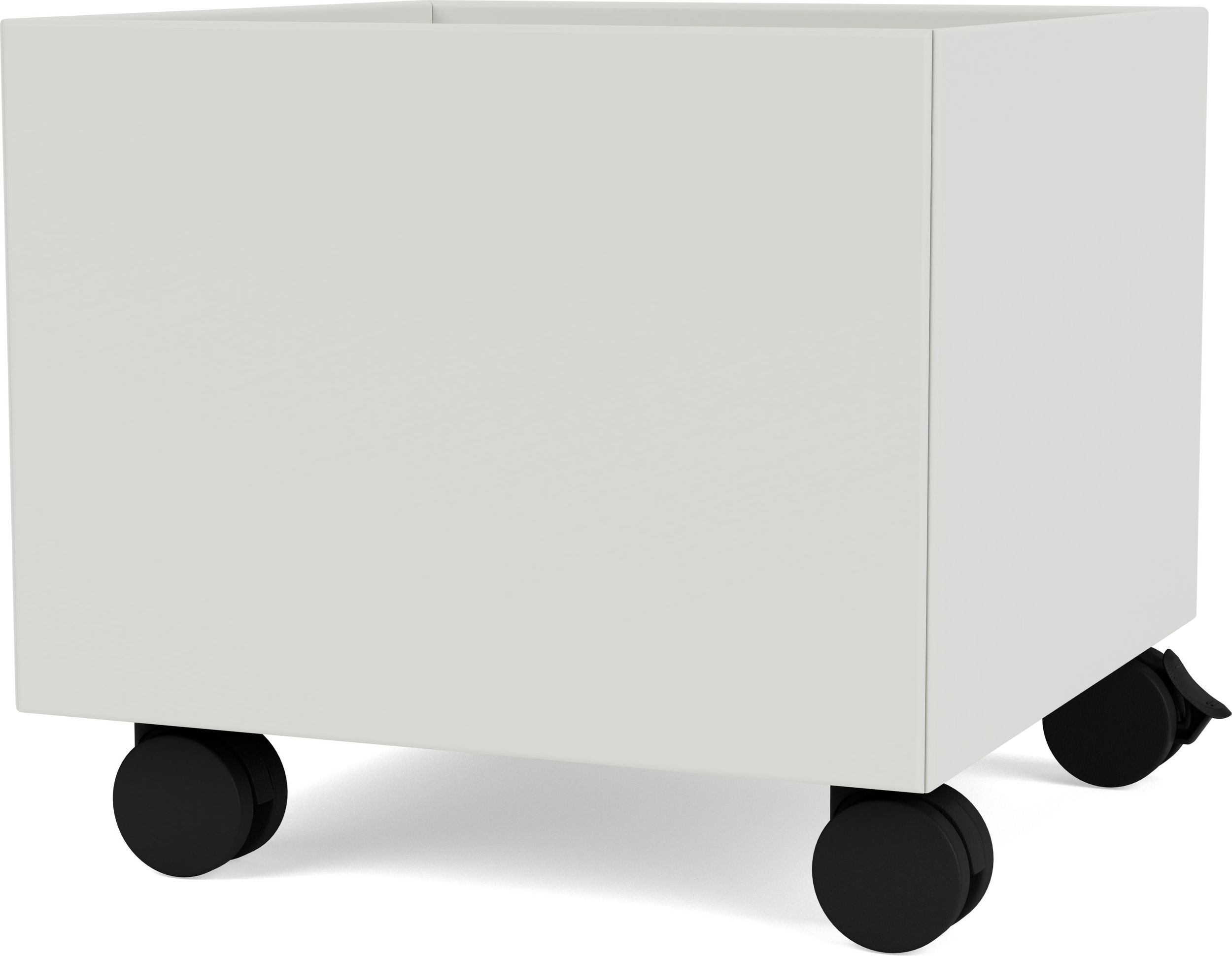 Montana Mini Aufbewahrungsbox hellgrau auf Rollen