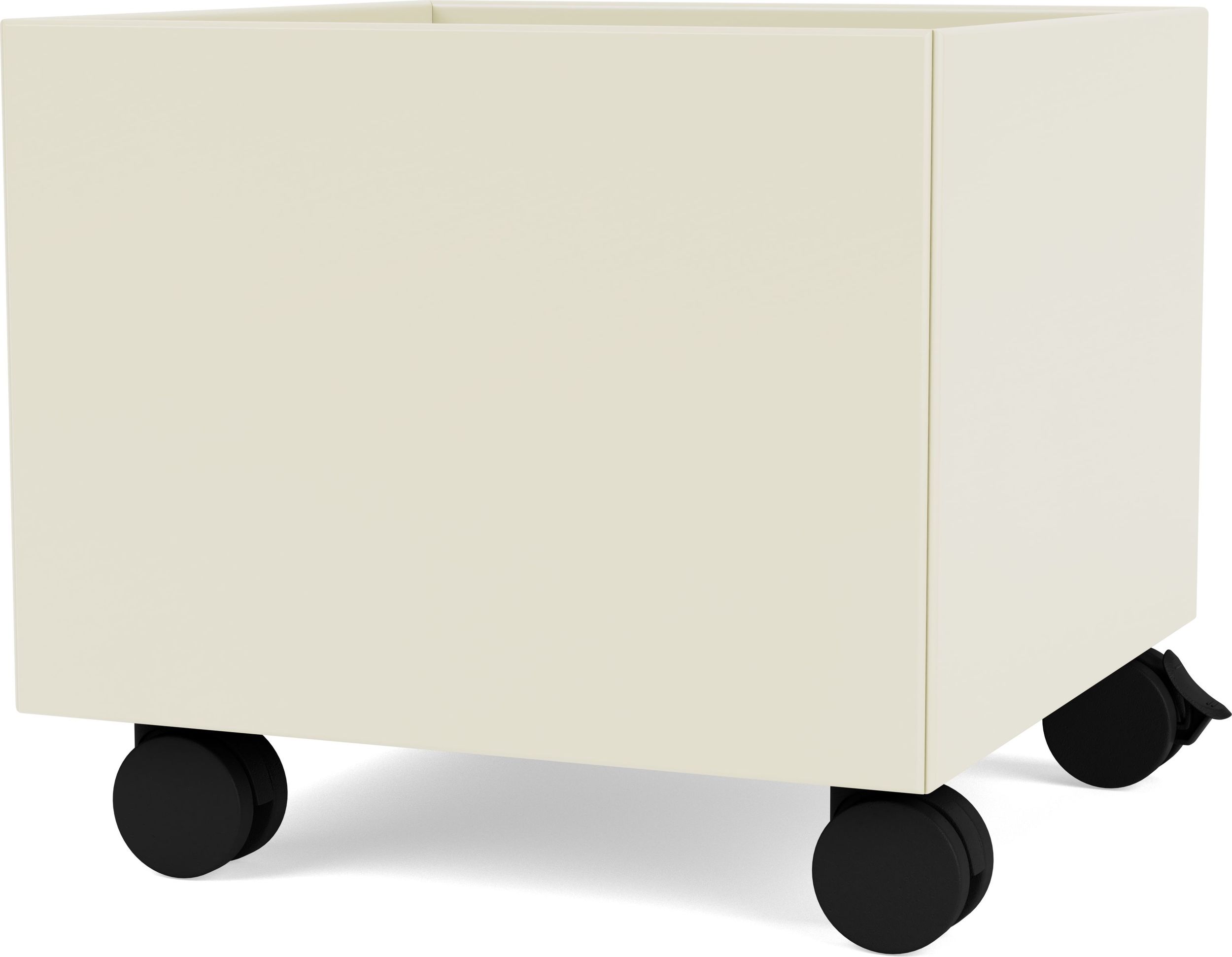Montana Mini Aufbewahrungsbox vanillefarbig auf Rollen