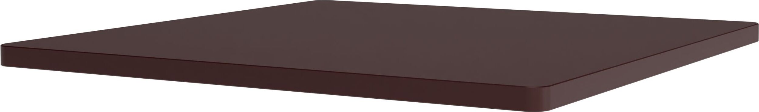 Panton Wire Ablageplatte, 34,8 x 34,8 cm, MDF, bordeaux