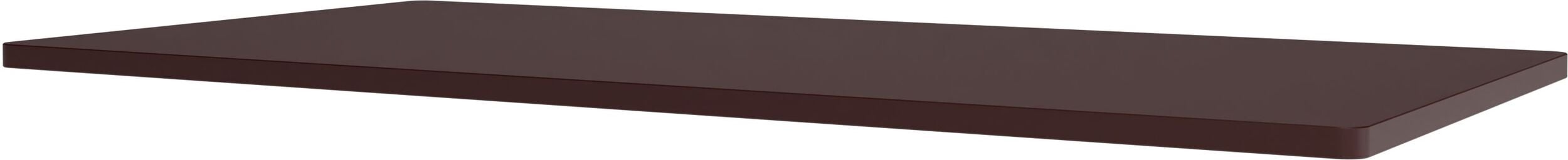 Panton Wire Ablageplatte, 70,1 x 34,8 cm, MDF, bordeauxrot