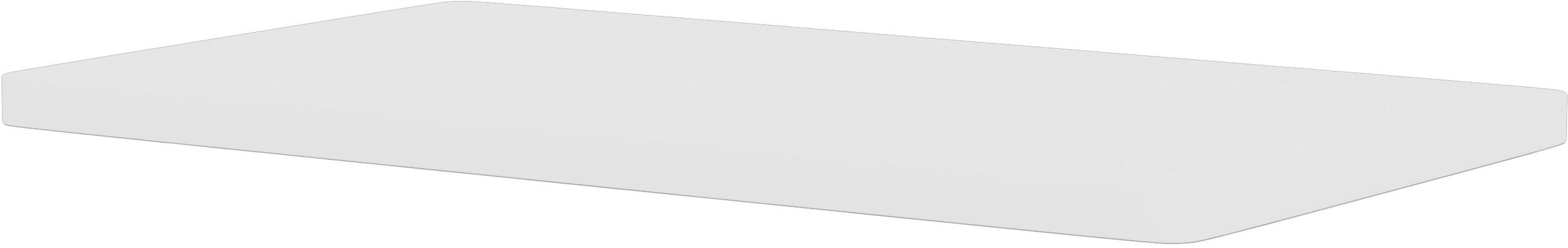 Panton Wire Ablageplatte für Modulsystem, 33 x 18,8 cm, gedämpftes Weiß, MDF