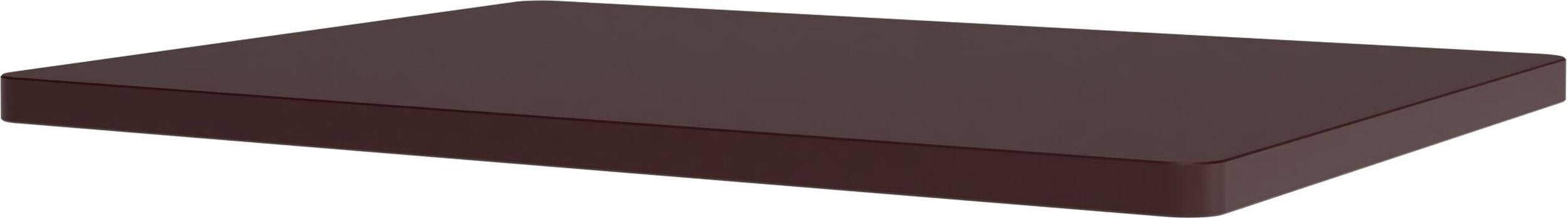 Panton Wire Ablageplatte MDF, 34,8 x 25,7 cm, bordeauxrot