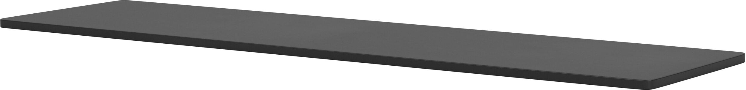 Panton Wire Ablageplatte MDF 68,2 x 18,8 cm, schwarz