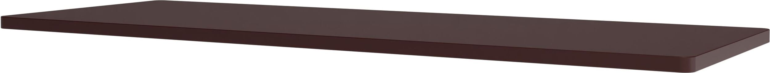 Panton Wire Ablageplatte, MDF, 70,1 x 18,8 cm, bordeauxrot