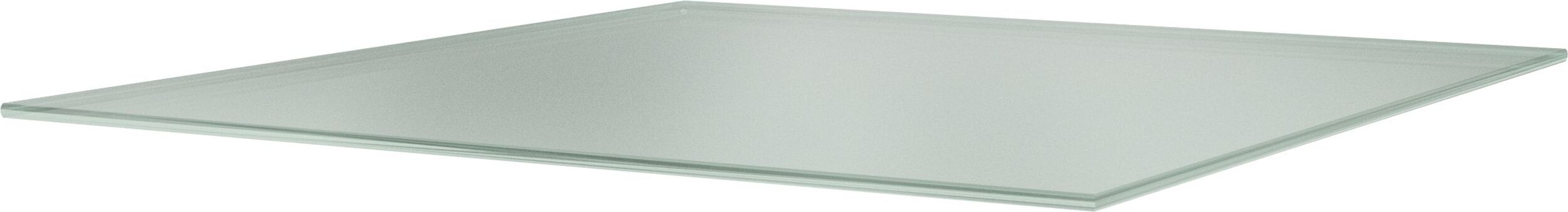 Panton Wire Glasplatte, 33 x 34,8 cm, transparent