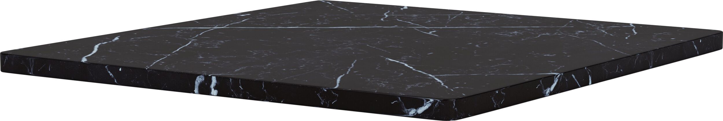 Panton Wire Marmorplatte, 34,8 x 25,7 cm, schwarz