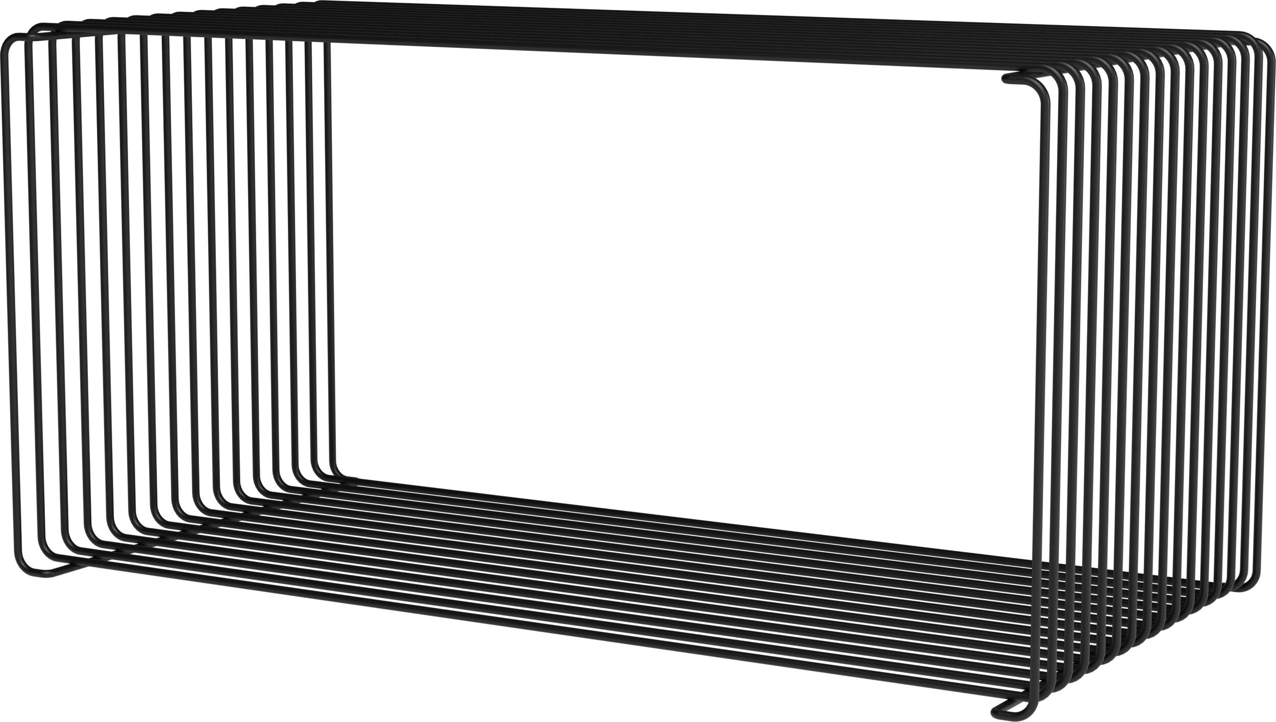 Panton Wire Modul 70 x 34,8 x 34,8 cm, schwarz