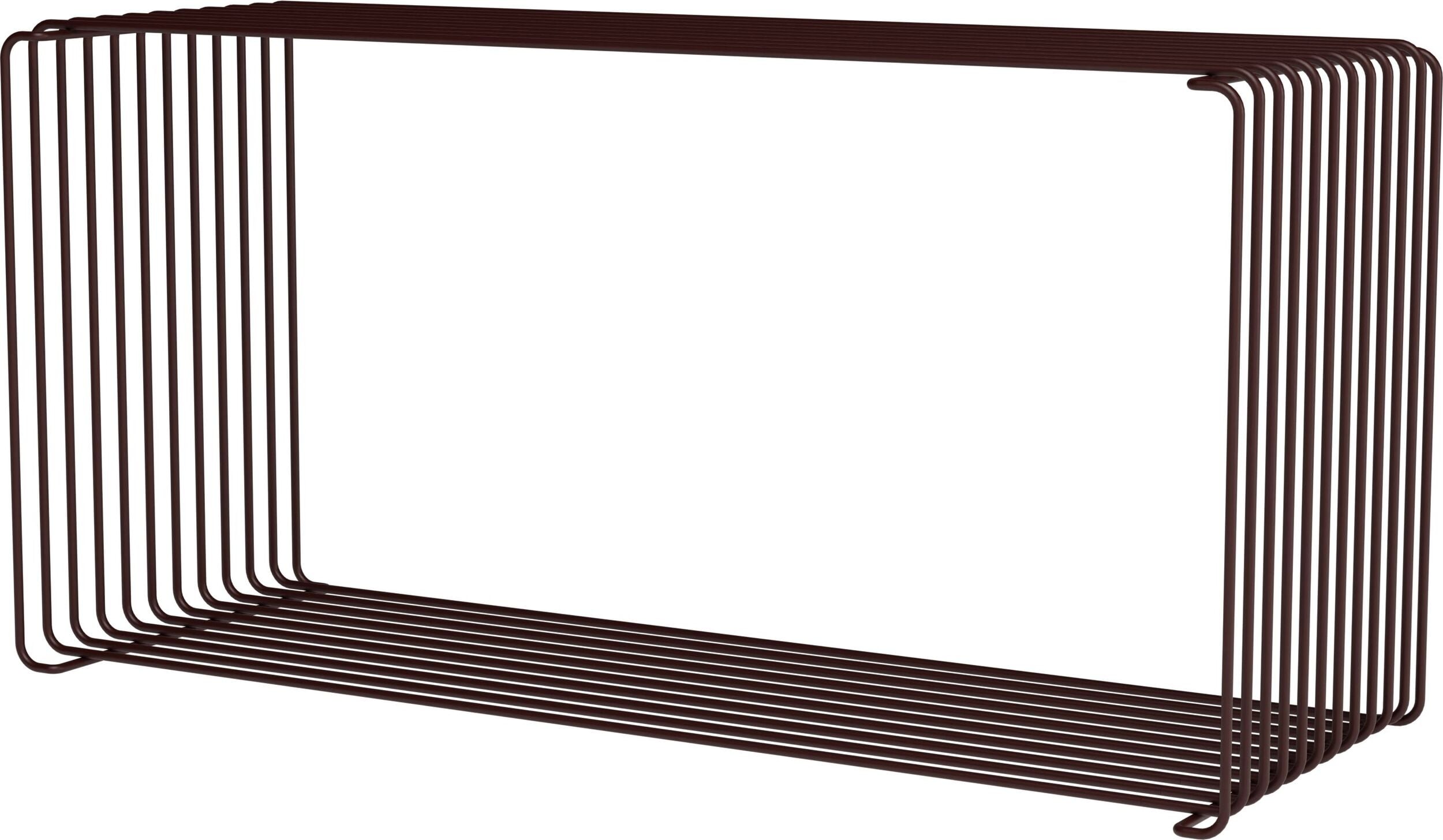 Panton Wire Modulsystem 70 x 25,7 x 34,8 cm, bordeauxrot
