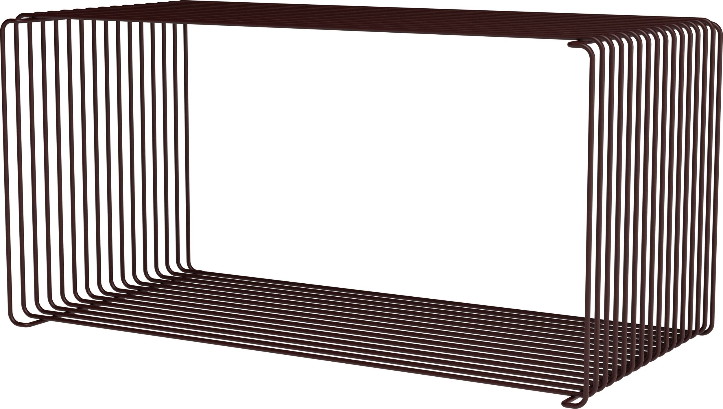 Panton Wire Modulsystem, 70 x 34,8 x 34,8 cm, Bordeaux