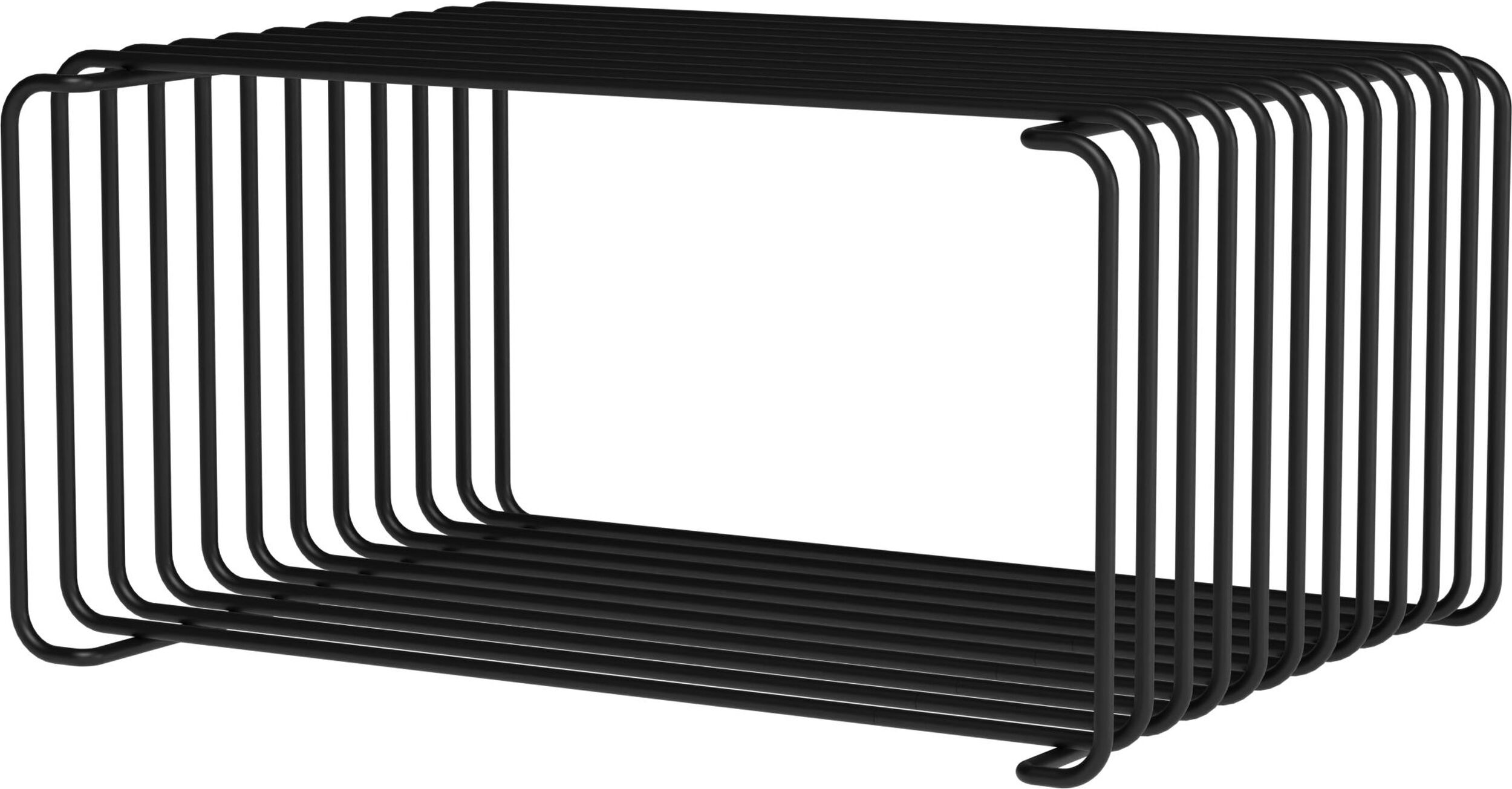 Panton Wire Regalmodul 34,8 x 25,7 x 17,2 cm, schwarz