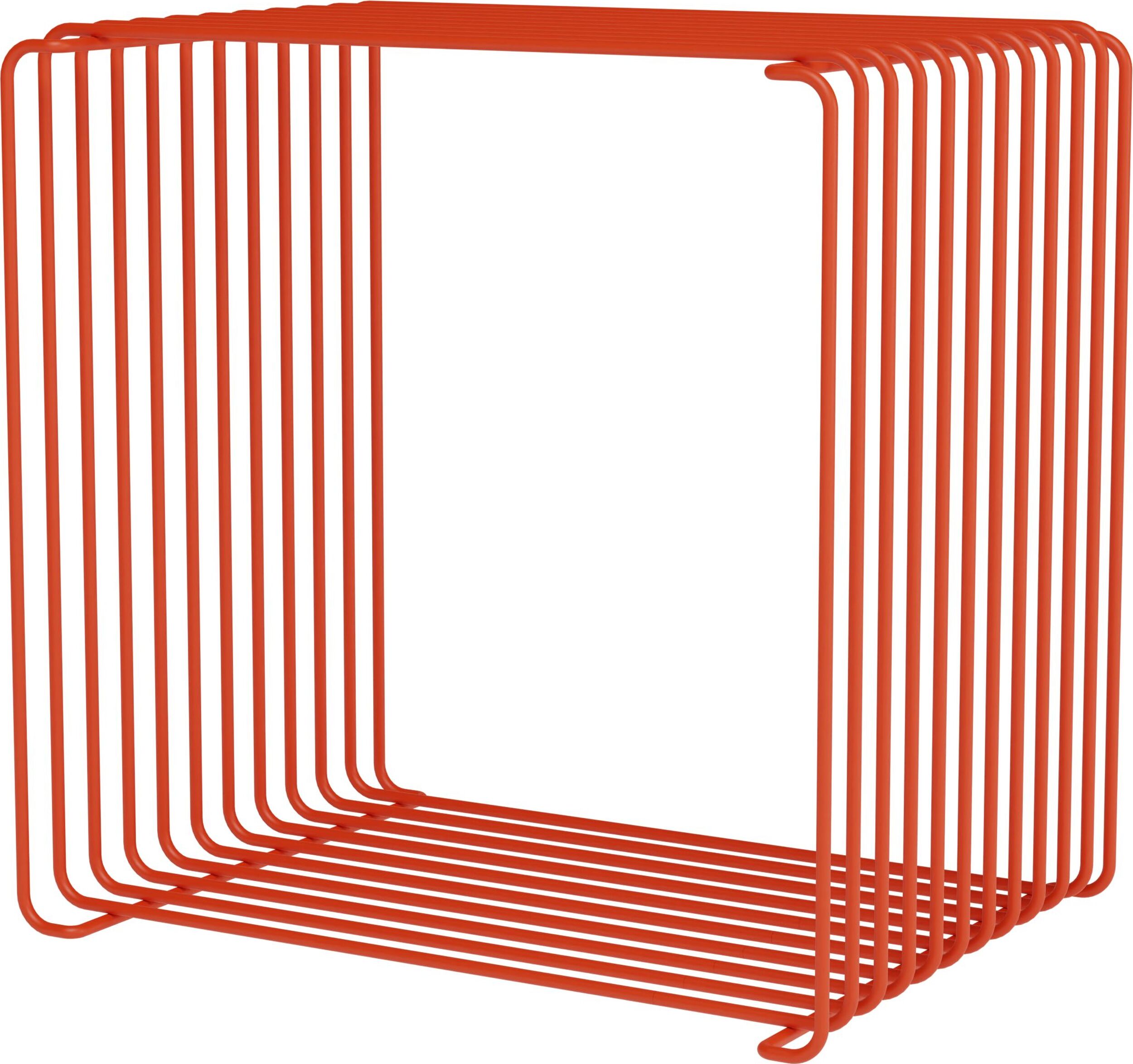 Panton Wire Regalmodul 34,8 x 25,7 x 34,8 cm, rot