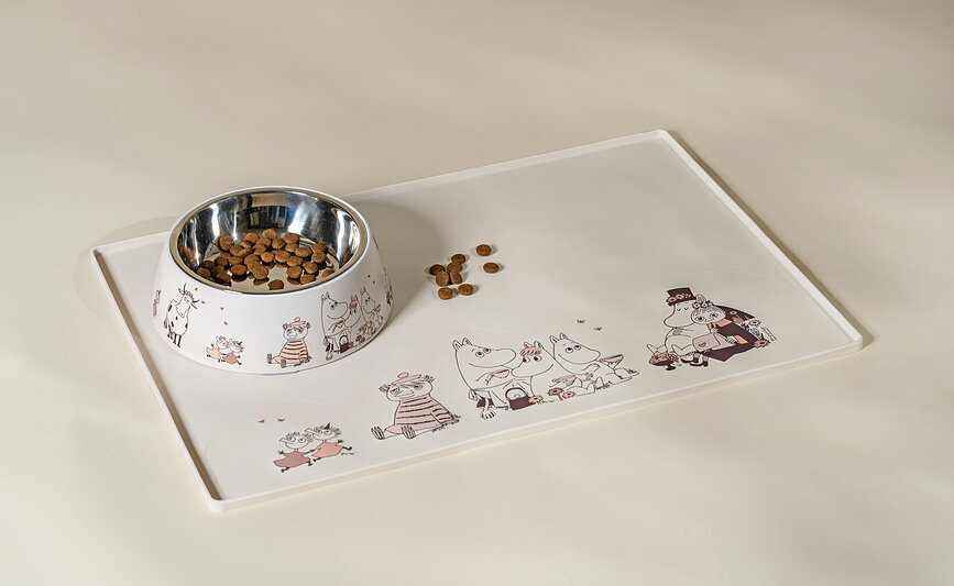 Alfombrilla para comedero de perro o gato Muurla Moomin 60 x 40 cm