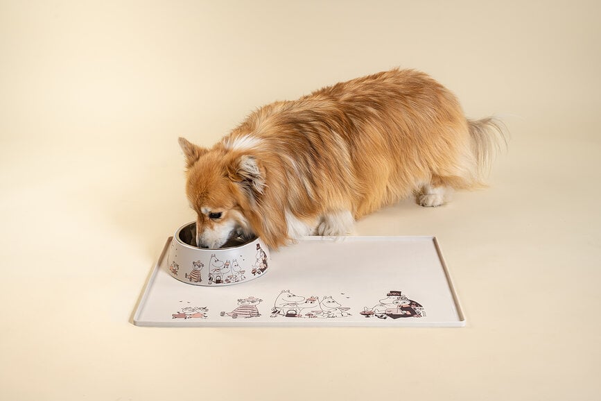 Alfombrilla para comedero de perro o gato Muurla Moomin 60 x 40 cm