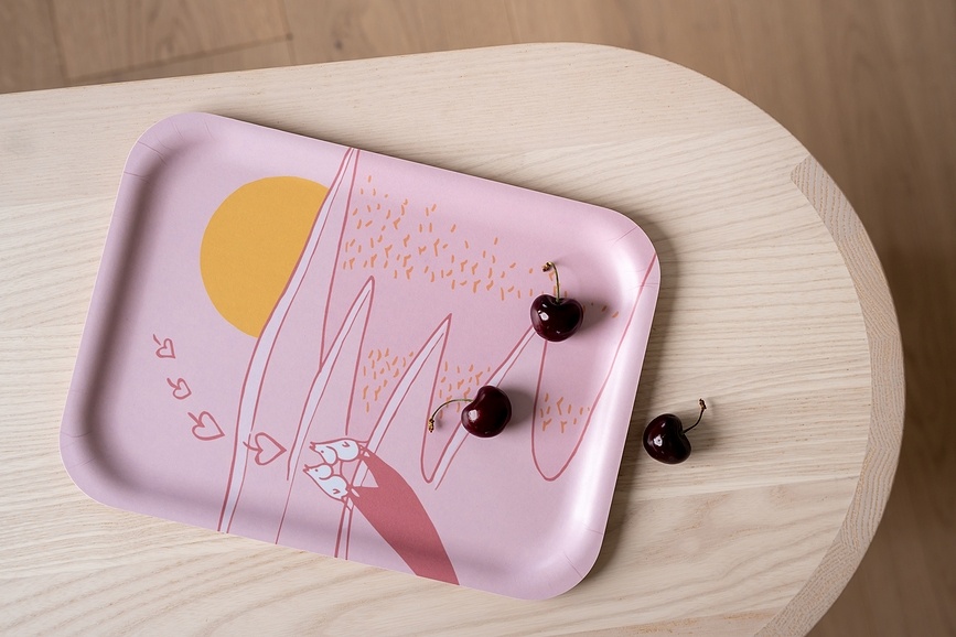 Bandeja de servir Muurla Moomin A Moment, 20 x 27 cm