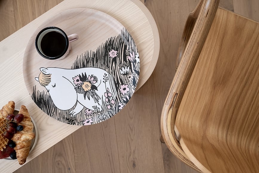 Bandeja de servir Muurla Moomin Noche de Verano, 35 cm