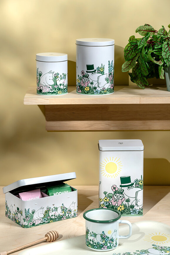 Boîte à café Muurla Moomin In The Garden 20 cm