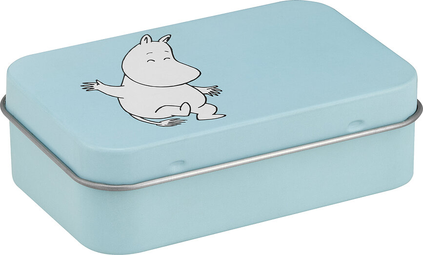 Boîte de rangement Muurla Moomins Moomin 10 x 6,5 cm, bleu