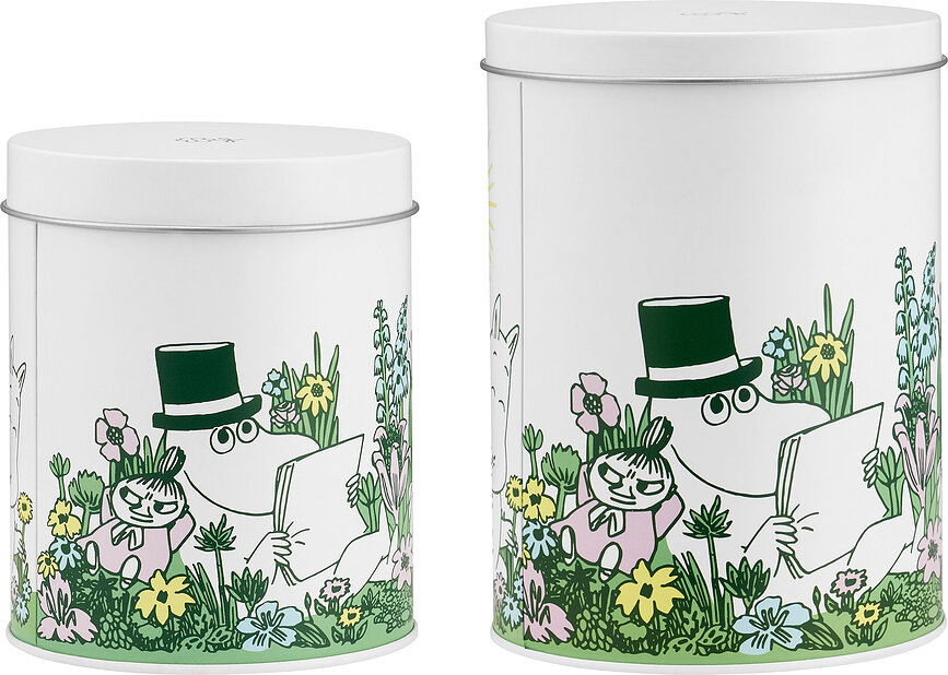 Boîtes de rangement Muurla Moomin In The Garden, lot de 2