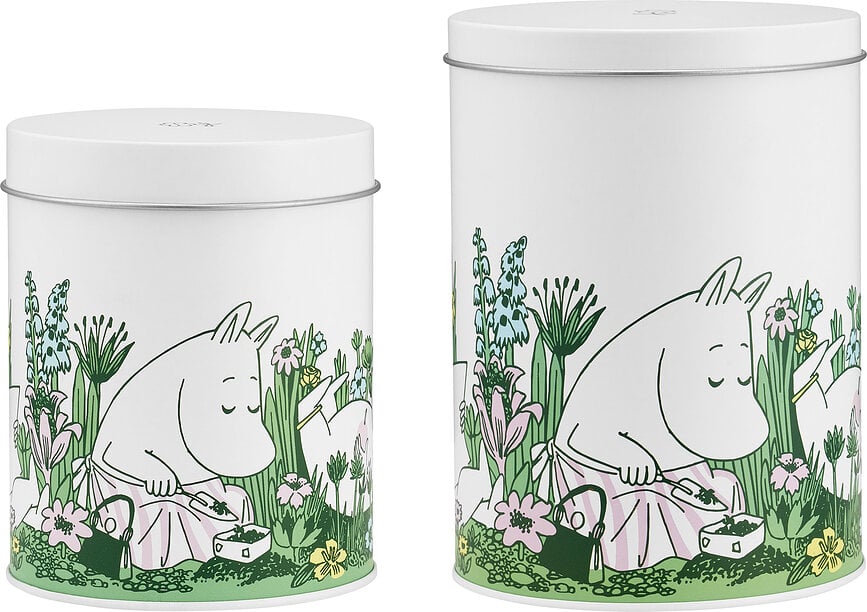 Boîtes de rangement Muurla Moomin In The Garden, lot de 2