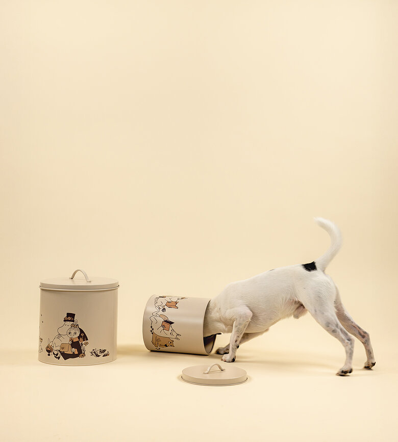 Boîtes de rangement pour aliments pour animaux Muurla Moomins, lot de 2