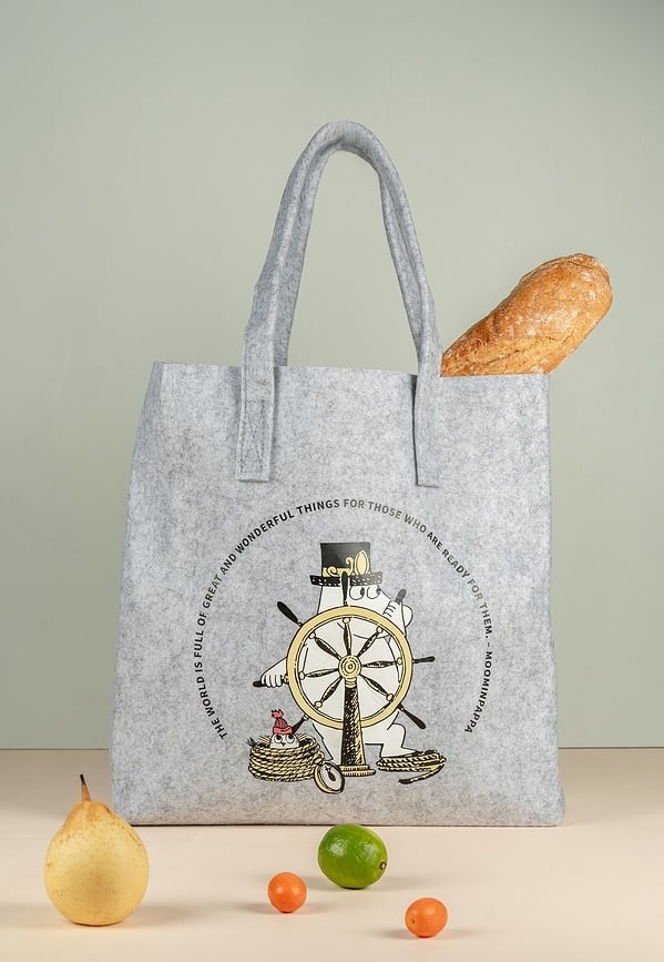 Bolsa reciclada Muurla Moominhouse, 40 x 40 cm