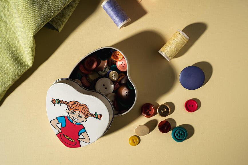 Bote de almacenamiento Muurla Pippi Calzaslargas Be More Pippi, 10 cm