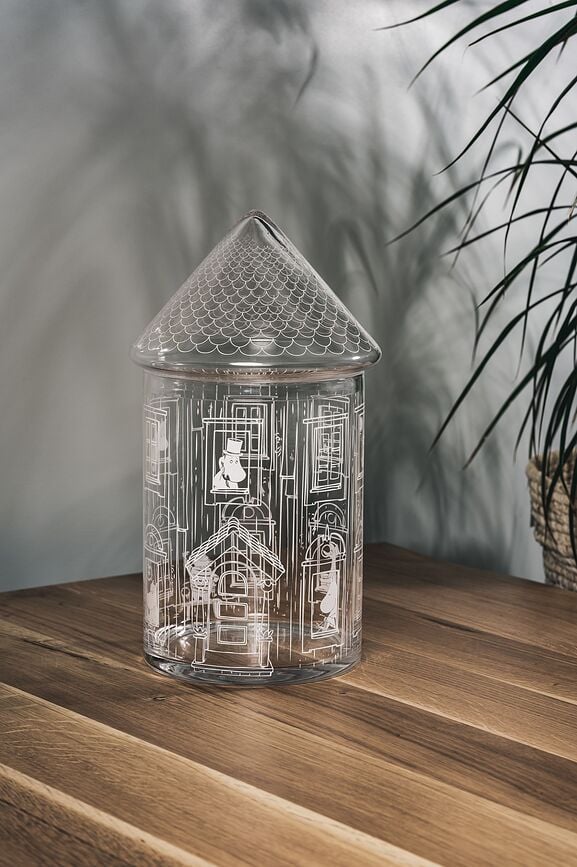 Bote de cocina de cristal Muurla Moominhouse