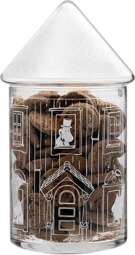 Bote de cocina de cristal Muurla Moominhouse