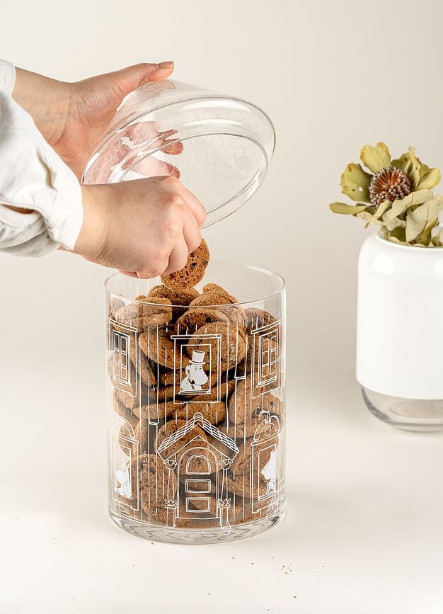 Bote de cocina de cristal Muurla Moominhouse