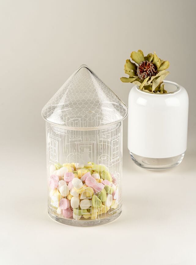 Bote de cocina de cristal Muurla Moominhouse