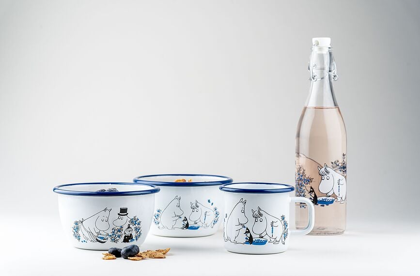Botella Moomin Berries Muurla, 500 ml