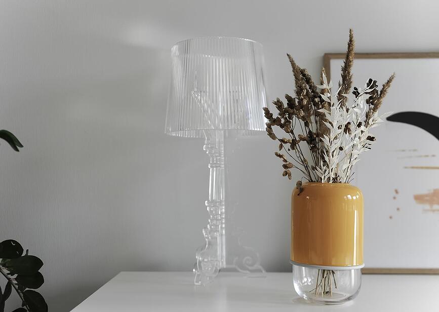 Capsule Βάζο, με ρυθμιζόμενο ύψος, σε χρώμα μέντας