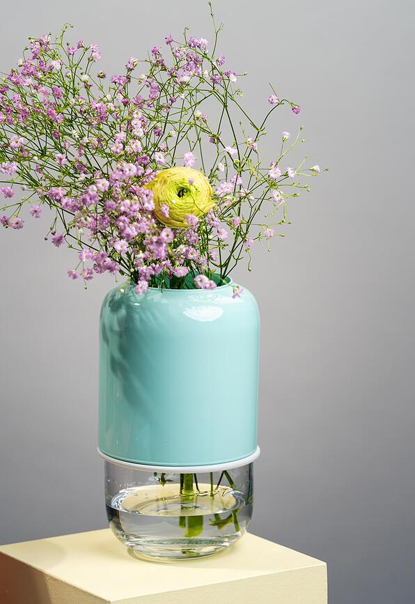 Capsule Vase à hauteur réglable, rose