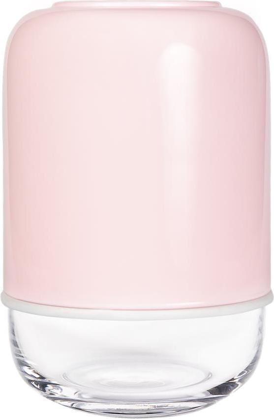 Capsule Vase rosa mit verstellbarer Höhe