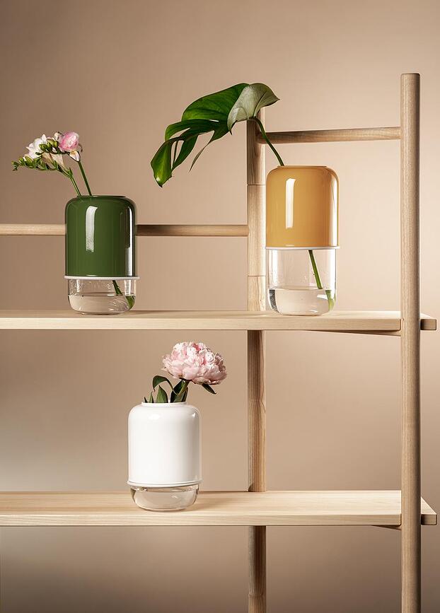 Capsule Vaza z nastavljivo višino, mentolova