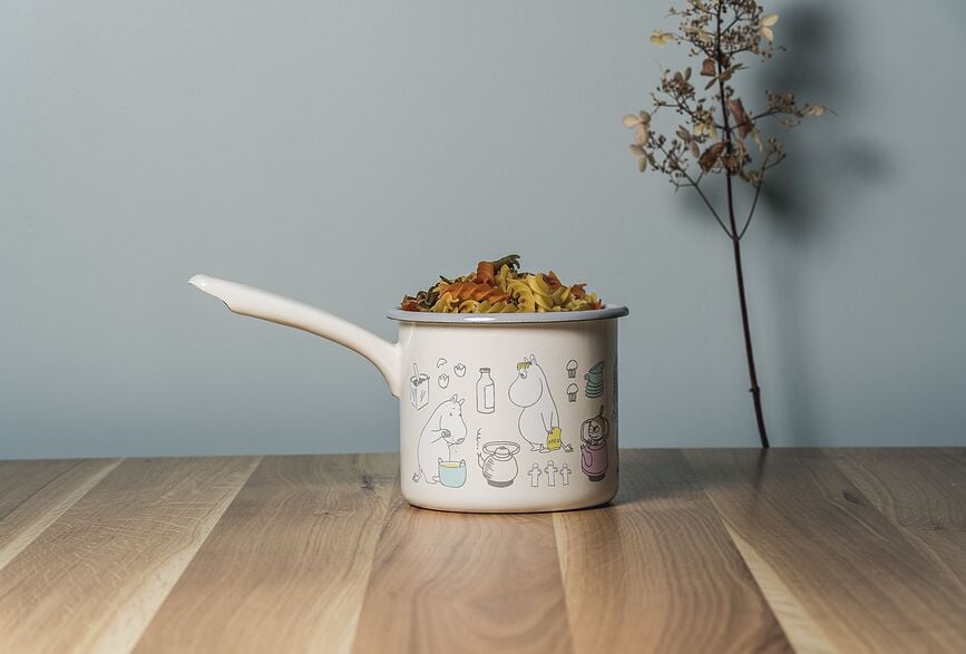 Cazo Muurla Bon Appetit 1,3 L, diseño Mumin
