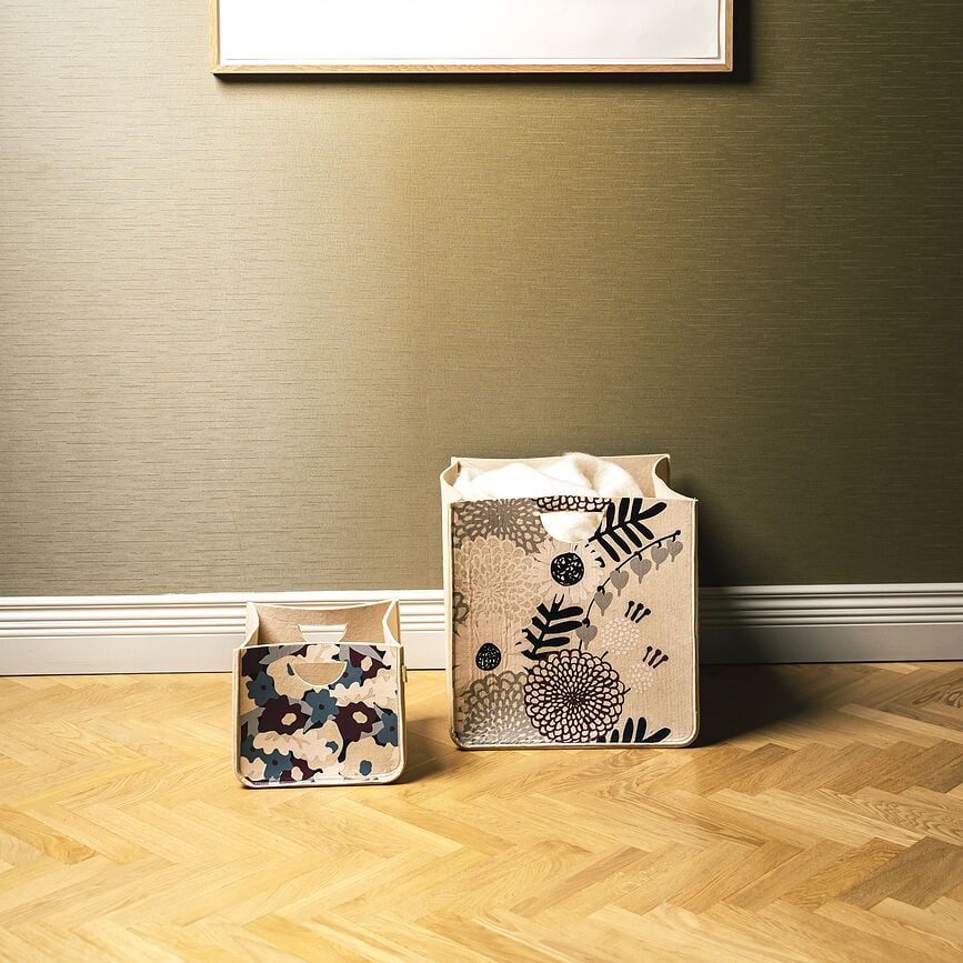 Cesta de almacenamiento Muurla Flower Field, 24 x 24 cm