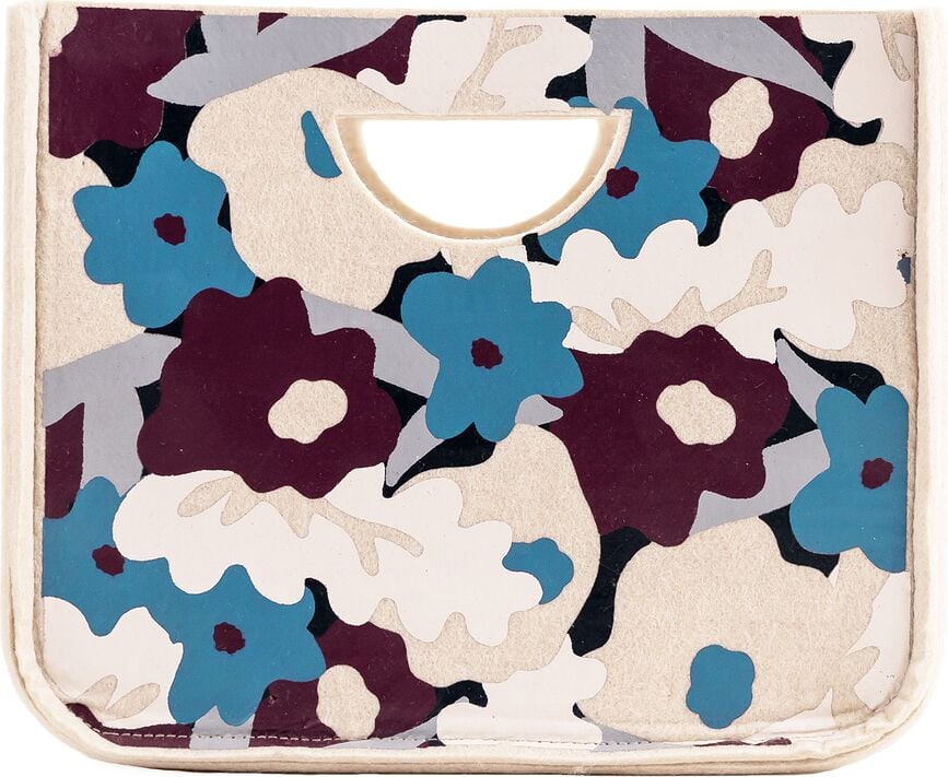 Cesta de almacenamiento Muurla Flower Field, 24 x 24 cm