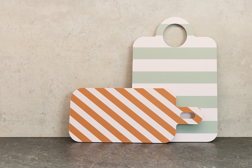 Checks & Stripes Daska za rezanje i posluživanje 21 x 31 cm