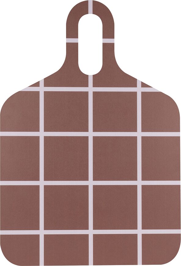 Checks & Stripes Daska za rezanje i posluživanje 30 x 44 cm smeđe-bež