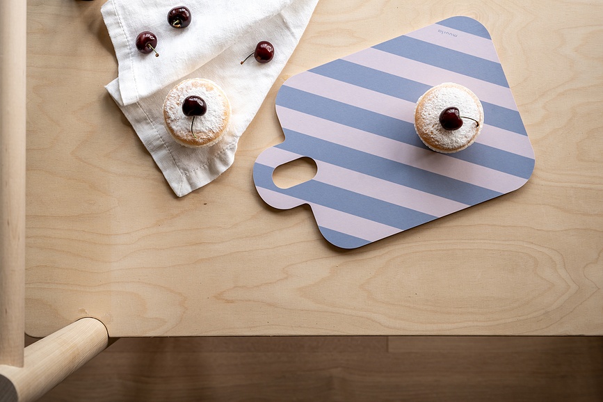 Checks & Stripes Deska za rezanje in serviranje, 21 x 31 cm